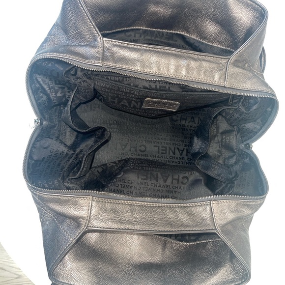 Chanel Caviar Leather Square Quilted Shoulder Bag Tote - Picture 16 of 17